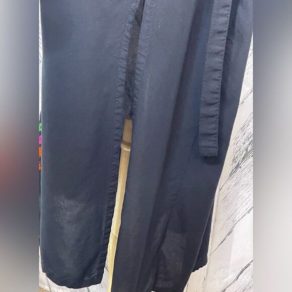 Shoreline Black Embroidered Floral Dress S - Picture 6 of 8